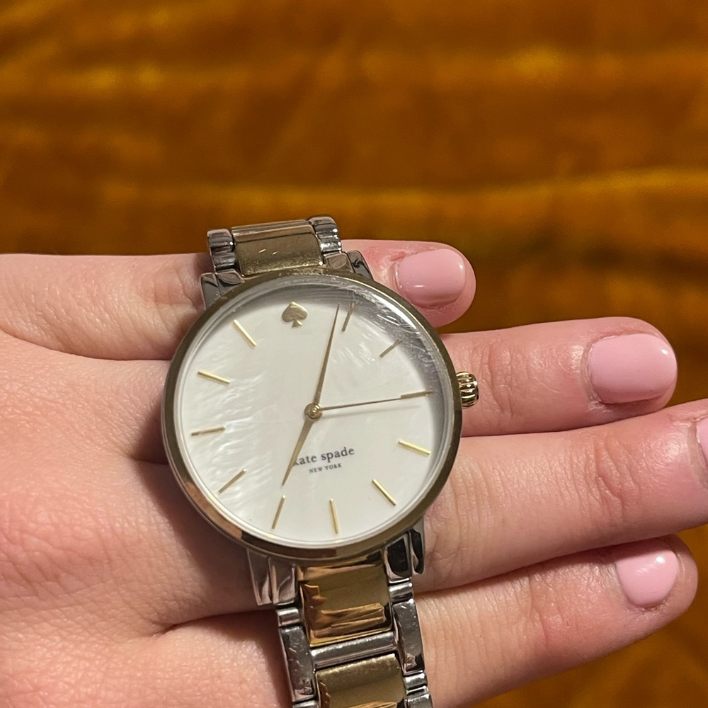 KATE SPADE WATCH- gold and silver